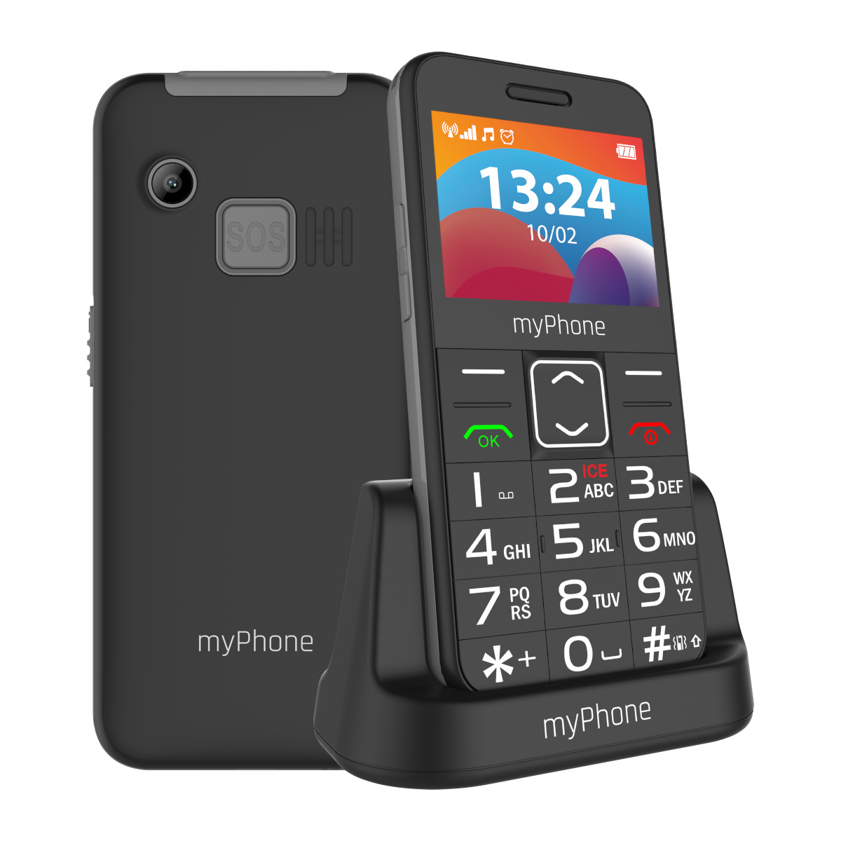 myPhone HALO | 3 LTE | Black | 2.4 " | IPS | 48 MB | 128 MB | Dual SIM | Nano SIM | 3G | Bluetooth | 2.1 | USB version Type-C | Built-in camera | Main camera resolution 0.3 MP | 1400 mAh - Image 18
