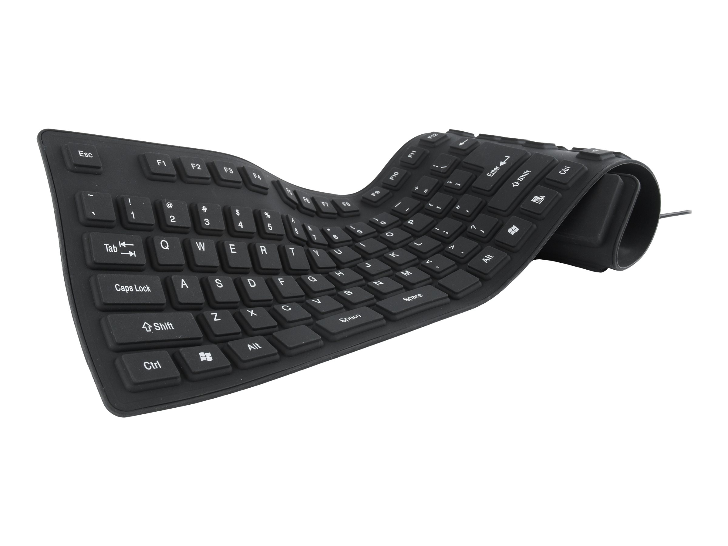 Gembird | Flexible keyboard | Wired | US | USB + PS/2 - Image 7
