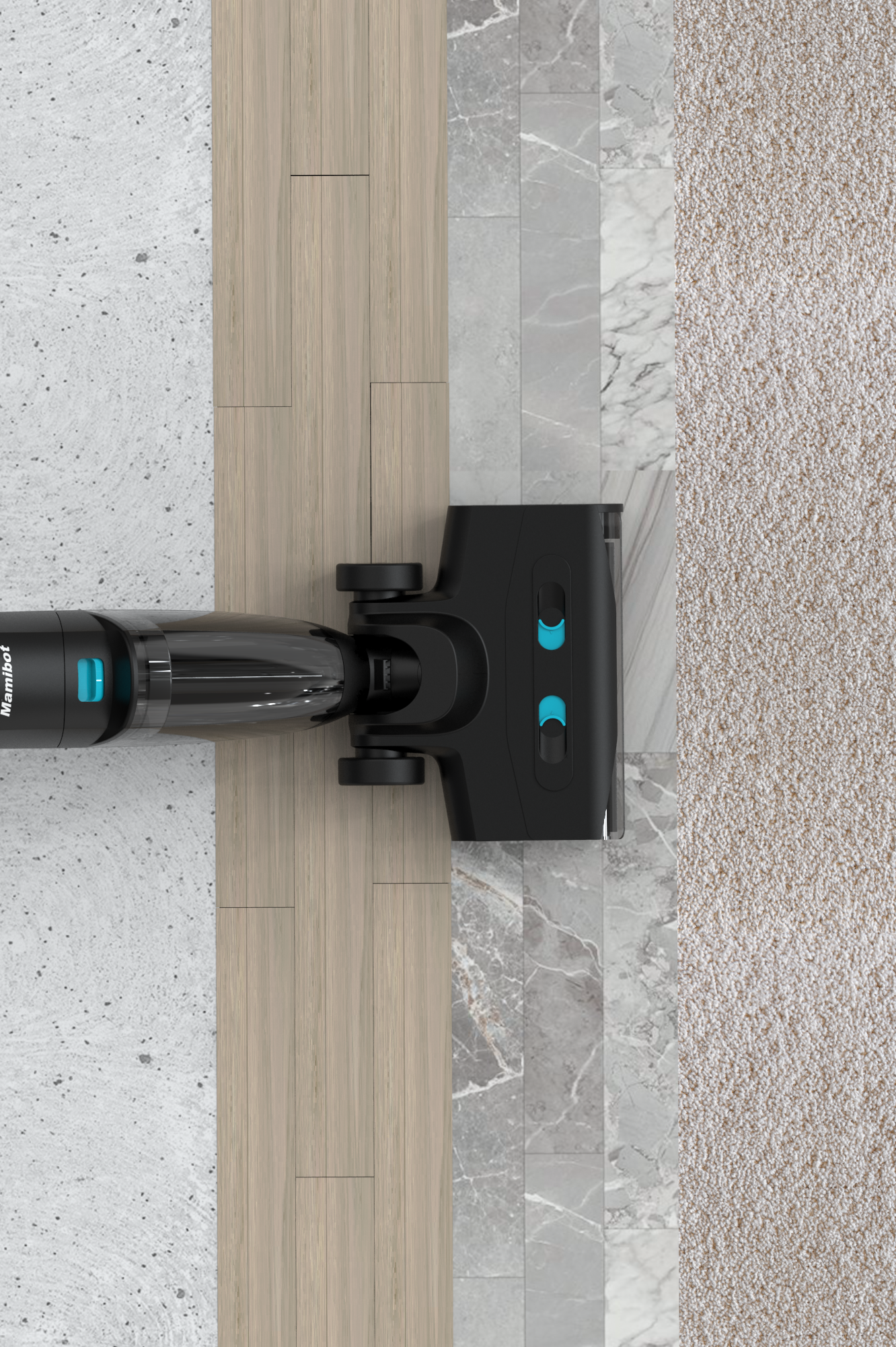 Mamibot | Multi purpose Floor Cleaner | Flomo II Plus | Cordless operating | Washing function | 150 W | 27 V | Operating time (max) 35 min | Black | Warranty 24 month(s) - Image 10