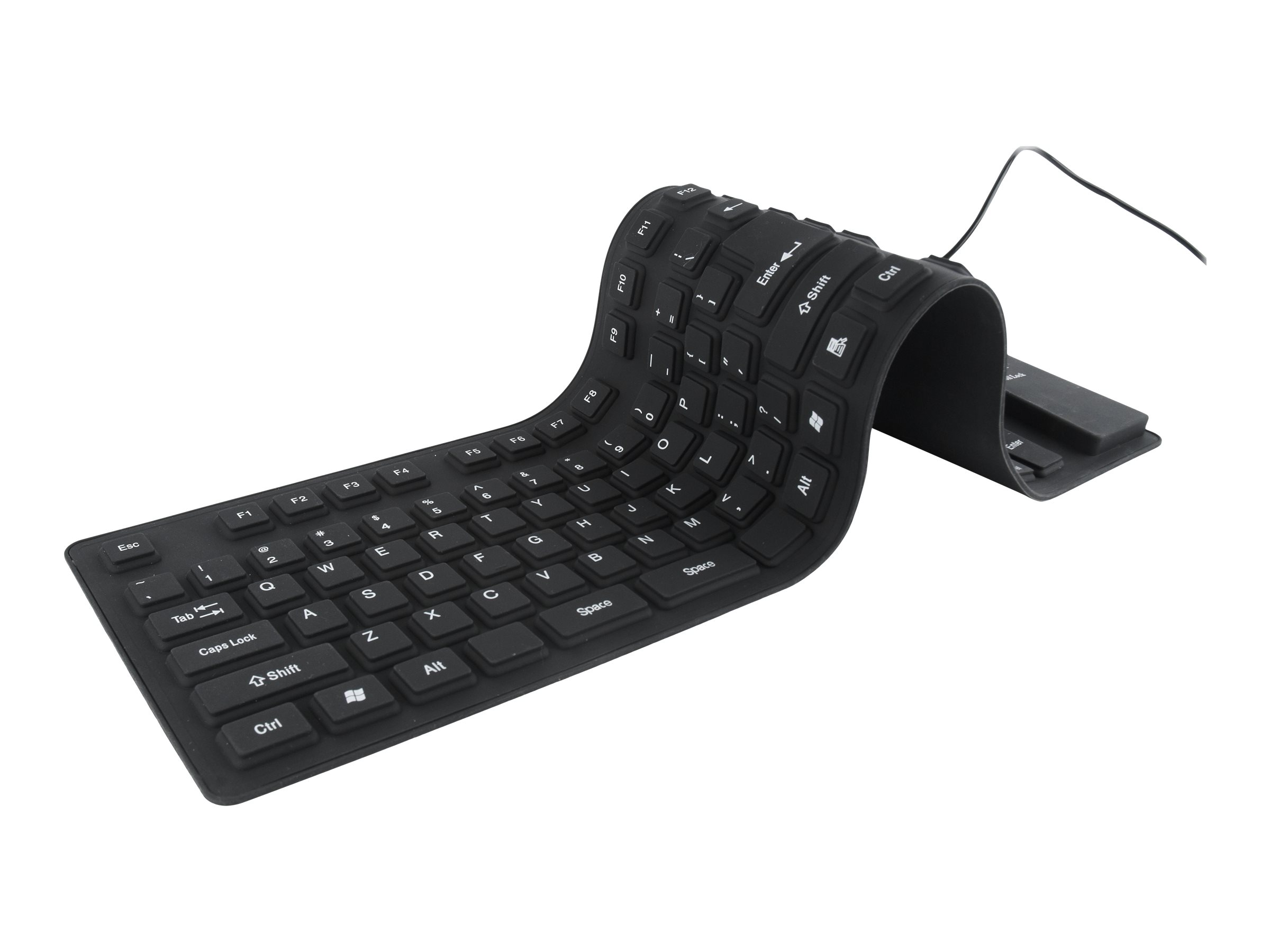 Gembird | Flexible keyboard | Wired | US | USB + PS/2 - Image 8