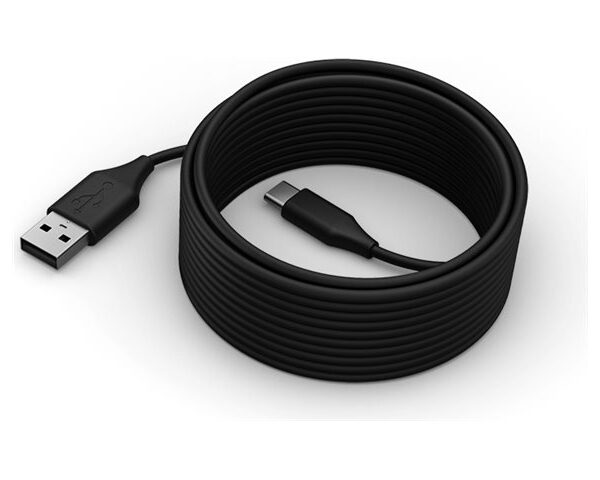 Lenovo ThinkSmart USB-C to USB-A cable, 5m | Black