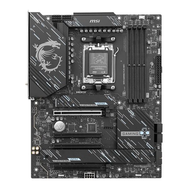 MSI X870 GAMING PLUS WIFI | Processor family AMD | Processor socket AM5 | DDR5 | Supported hard disk drive interfaces SATA, M.2 | Number of SATA connectors 4