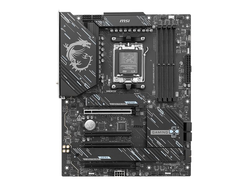 MSI X870 GAMING PLUS WIFI | Processor family AMD | Processor socket AM5 | DDR5 | Supported hard disk drive interfaces SATA, M.2 | Number of SATA connectors 4
