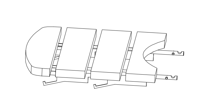 TunaBone | Side tables for Kamado Pro 22" grill Size M, set of 2 pcs - Image 3