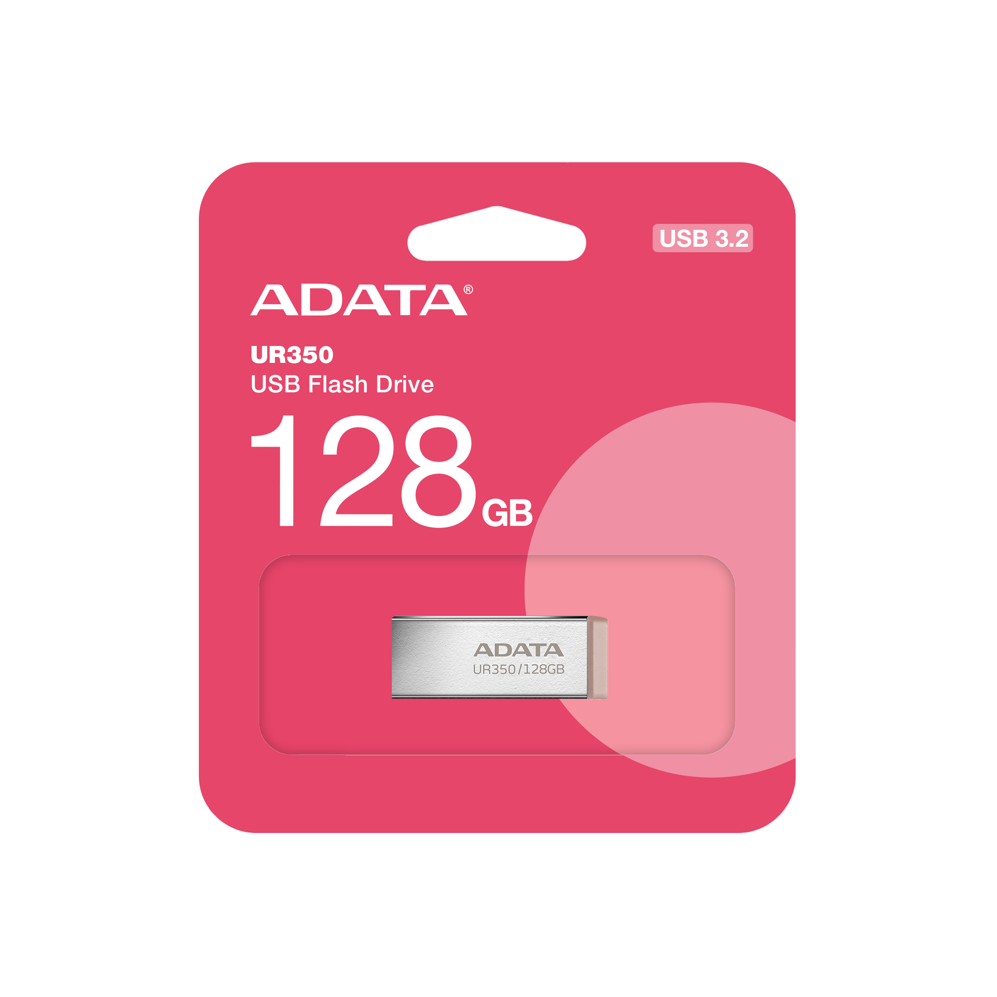 ADATA | USB Flash Drive | UR350 | 128 GB | USB 3.2 Gen1 | Brown - Image 4