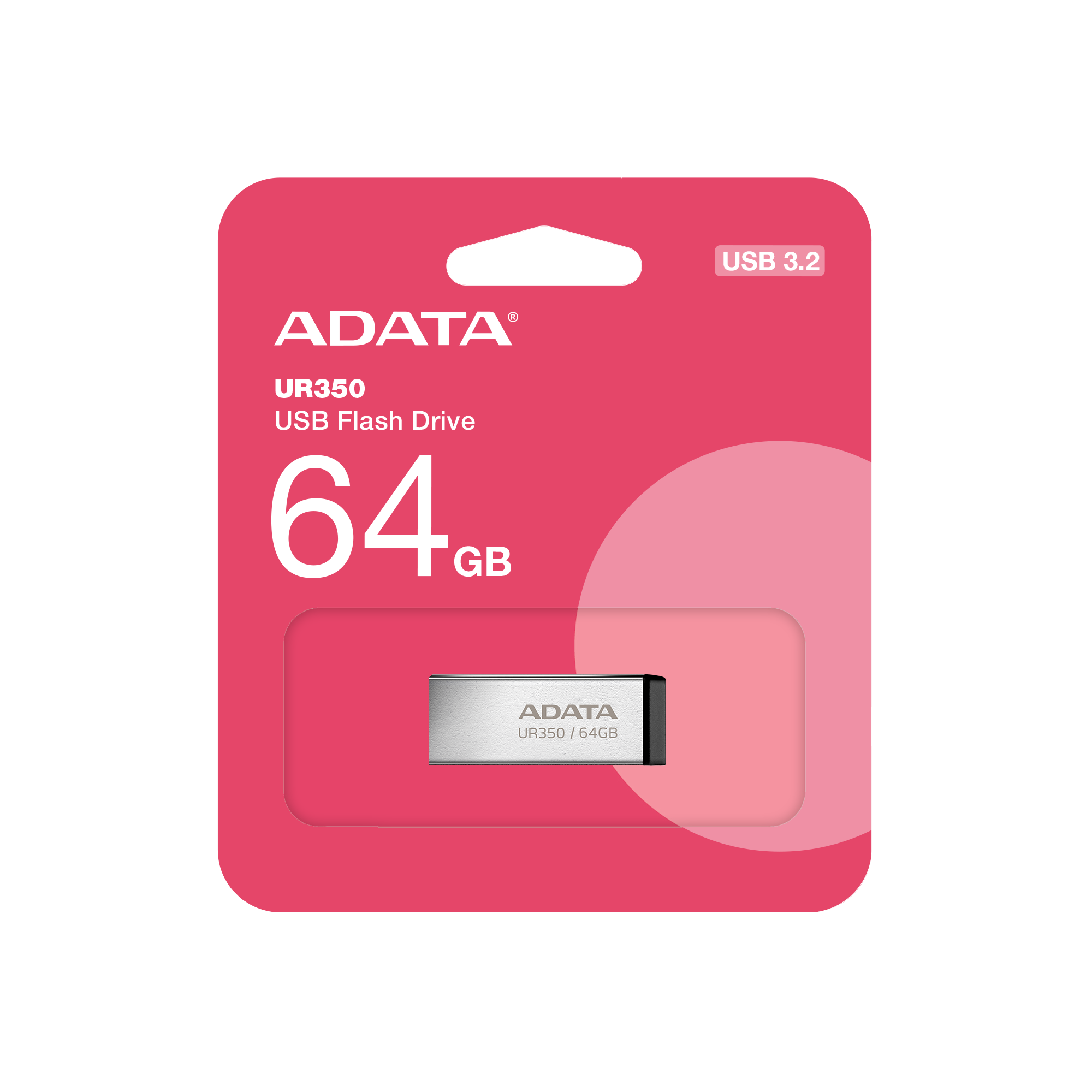 ADATA | USB Flash Drive | UR350 | 64 GB | USB 3.2 Gen1 | Black - Image 5