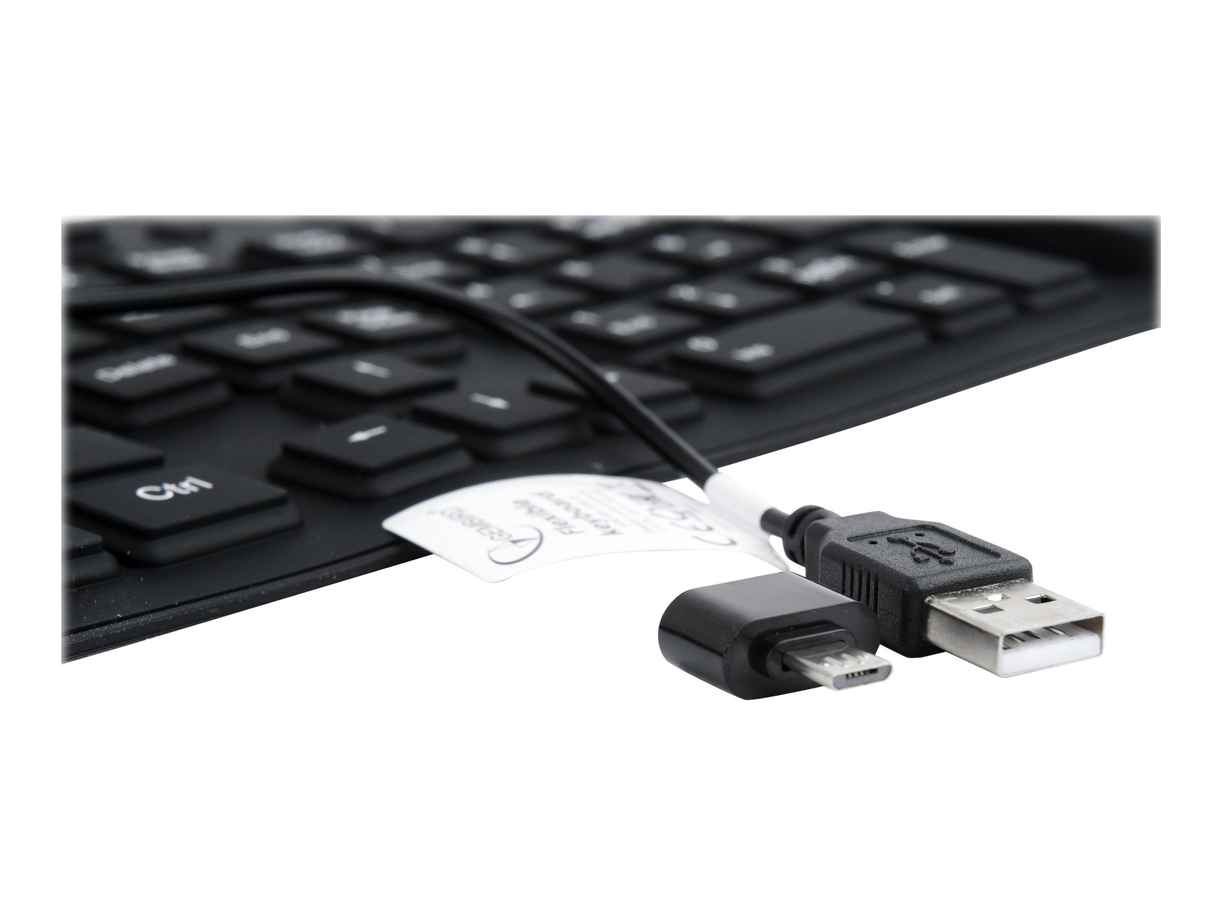 Gembird | Flexible keyboard | Wired | US | USB + PS/2 - Image 12