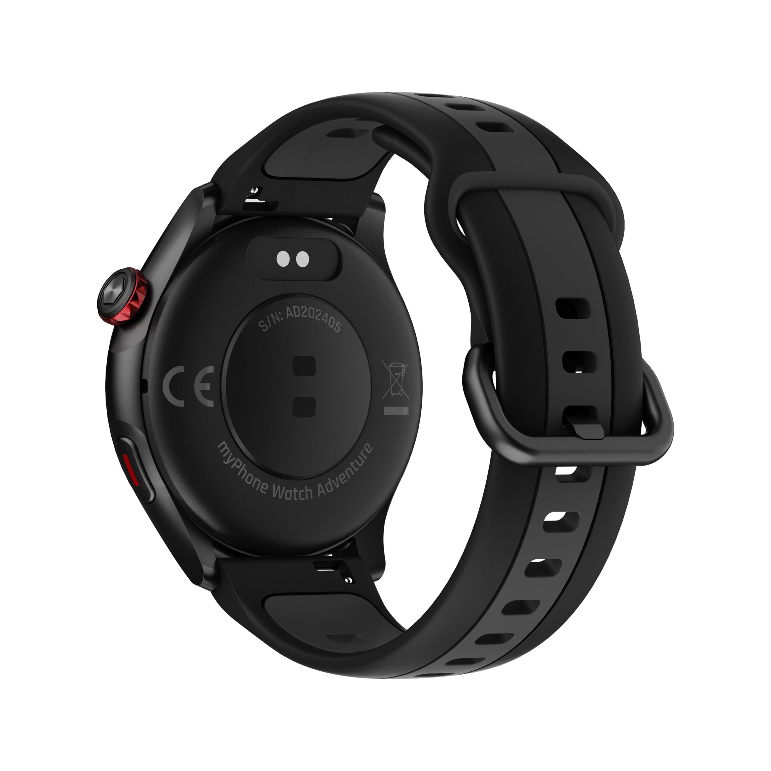 myPhone Watch Adventure | Smart watch | GPS (satellite) | AMOLED | 1.43" | Waterproof | Black - Image 3