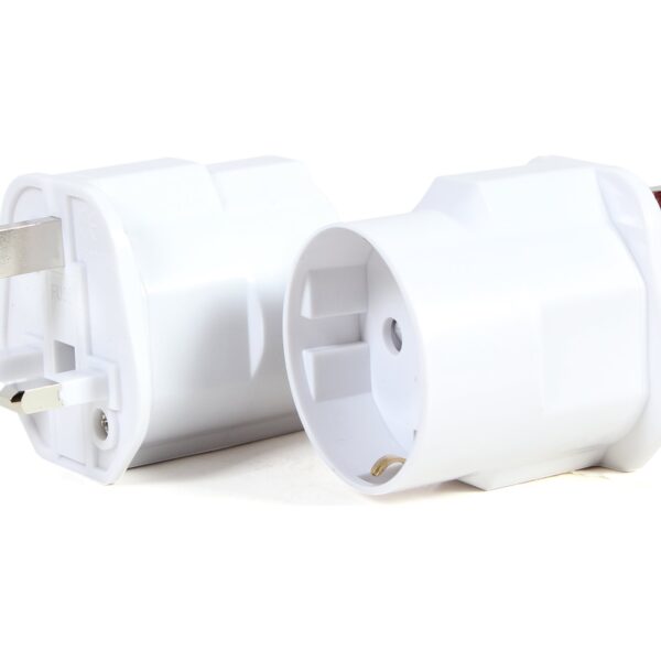 Cablexpert AC power adapter, EU Schuko socket to UK plug, 13 A | A-AC-EUFUKM-01 | Power adapter