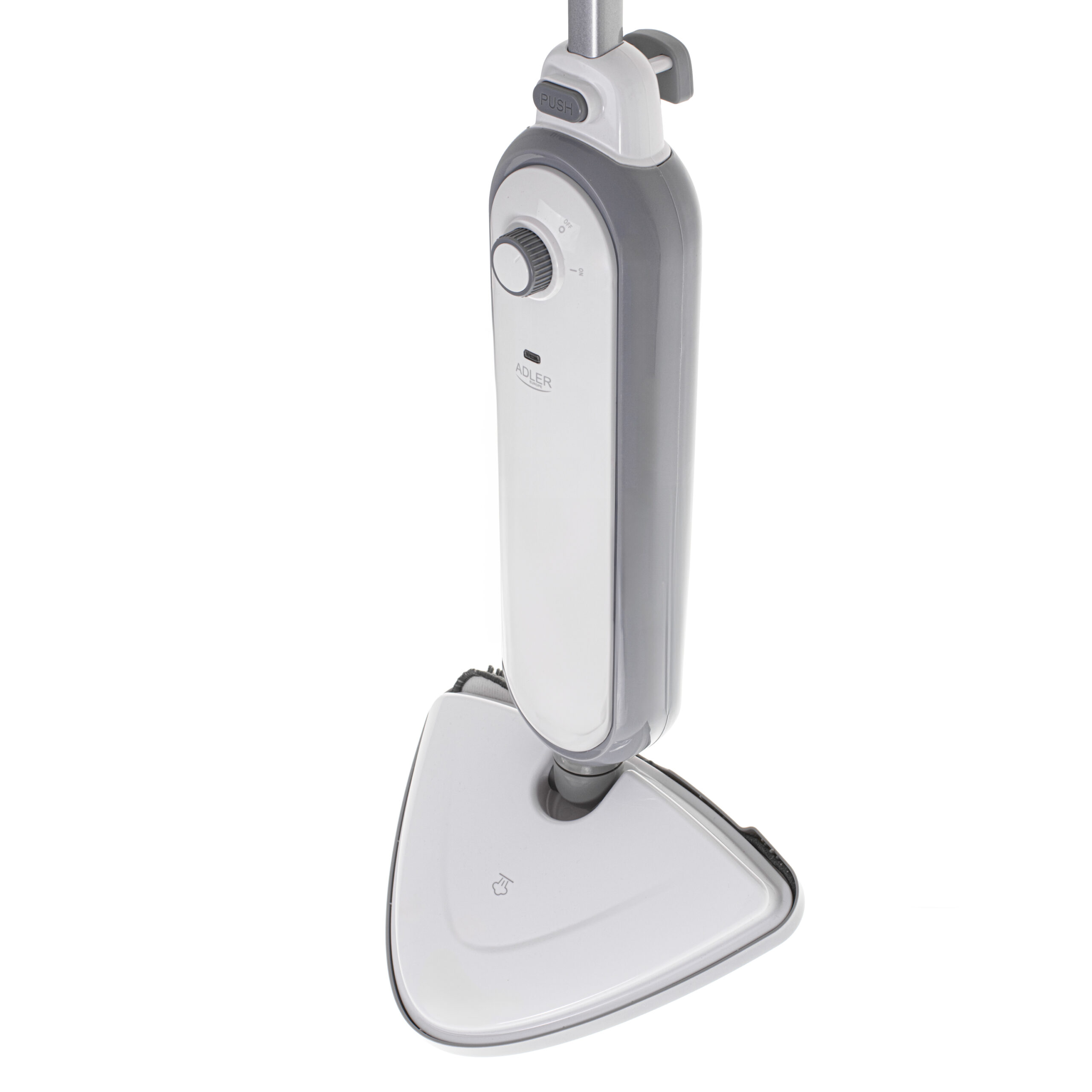 Adler Steam mop | AD 7057 | Power 1300 W | Water tank capacity 0.38 L | White/Grey - Image 4