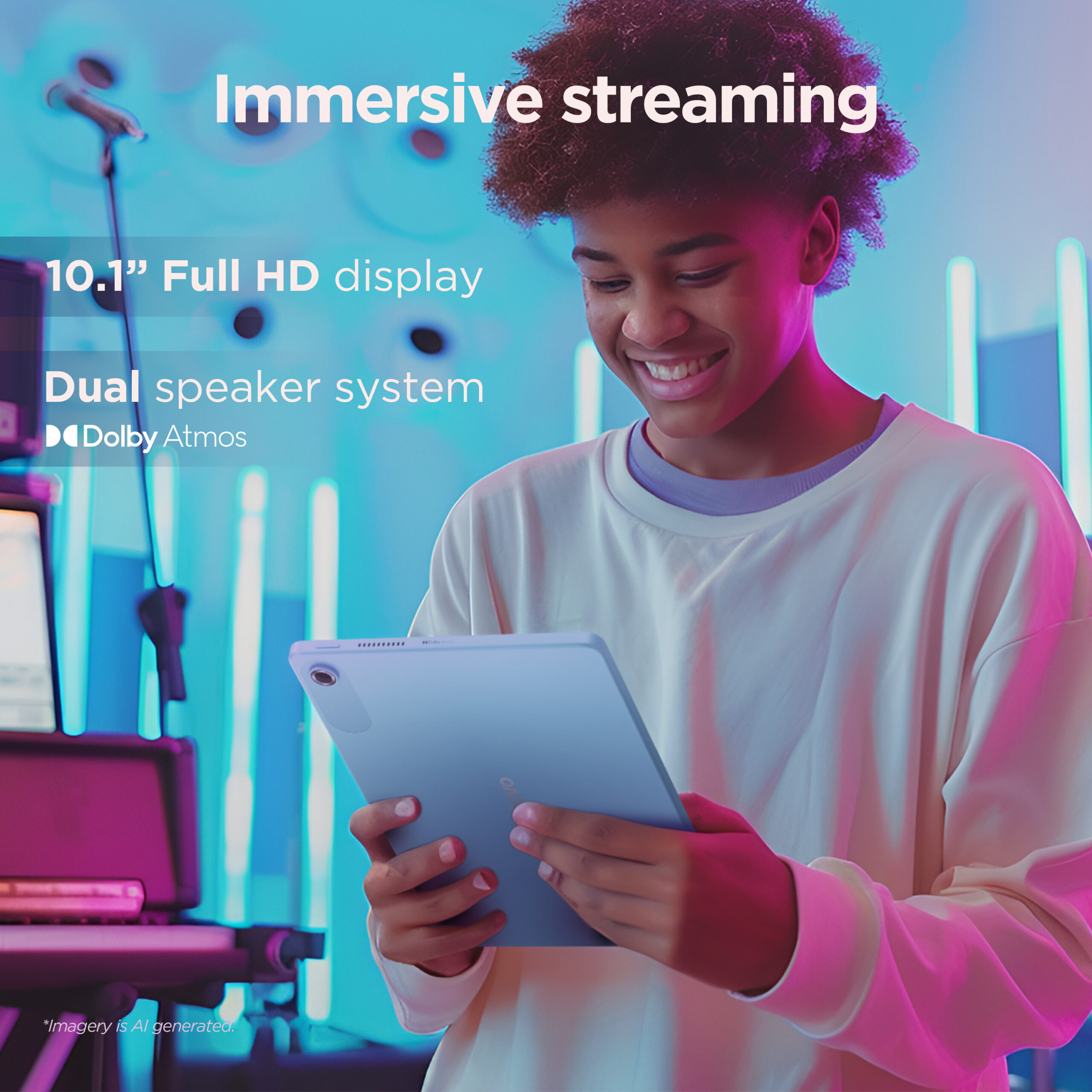 Lenovo Tab 4G LTE (without power adapter) | ZAEJ0122SE | 10.1 " | Luna Grey | TFT | 1920 x 1200 pixels | MediaTek | Helio G85 | 4 GB | Soldered LPDDR4x | 128 GB | 4G | Wi-Fi | Front camera | 5 MP | Rear camera | 8 MP | Bluetooth | 5.3 | Android | 14 (OS upgrades until Android 16 and 4 years security patches) | Warranty 24 month(s) | Folio Case, USB-A to USB-C cable, Manual - Image 27