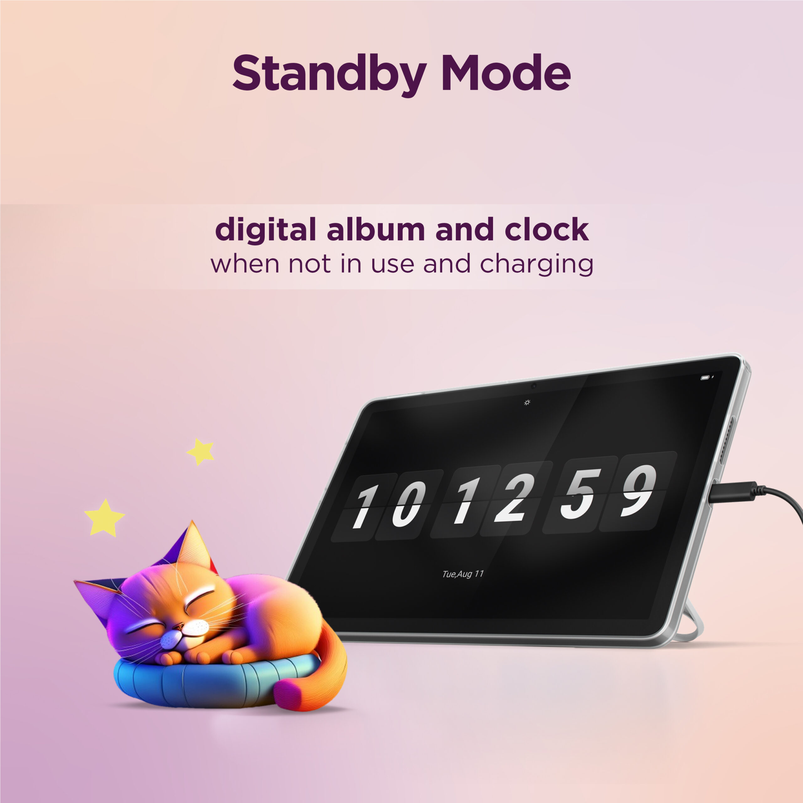 Lenovo Tab 4G LTE (without power adapter) | ZAEJ0122SE | 10.1 " | Luna Grey | TFT | 1920 x 1200 pixels | MediaTek | Helio G85 | 4 GB | Soldered LPDDR4x | 128 GB | 4G | Wi-Fi | Front camera | 5 MP | Rear camera | 8 MP | Bluetooth | 5.3 | Android | 14 (OS upgrades until Android 16 and 4 years security patches) | Warranty 24 month(s) | Folio Case, USB-A to USB-C cable, Manual - Image 30