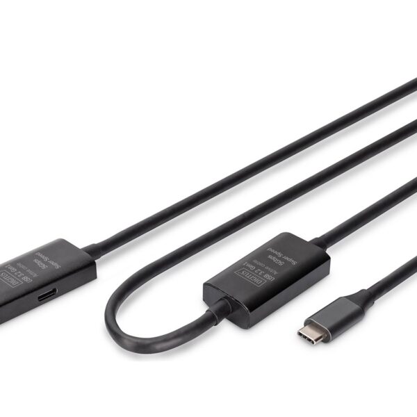 Digitus | Active USB 3.2 Gen1 5G extension cable | DA-73109 | USB-C to USB-C