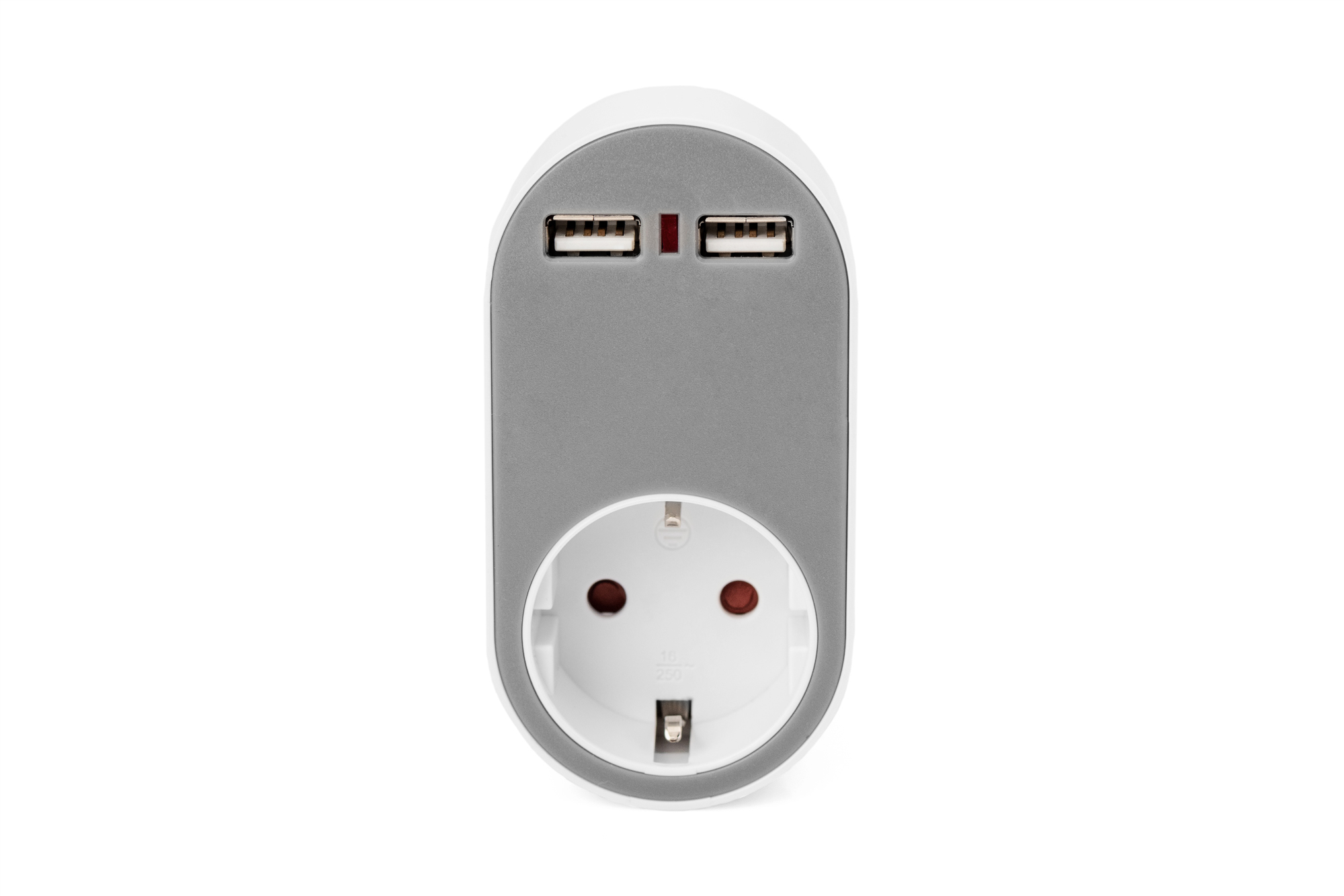 Digitus Universal USB Plug-in Charger with 2 x USB-A Sockets and Integrated Socket | DA-70617 - Image 3