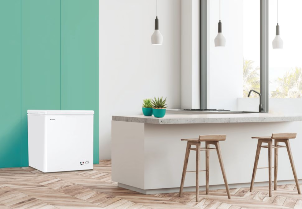 Candy | Freezer | CCHH 100E | Energy efficiency class E | Chest | Free standing | Height 84.5 cm | Total net capacity 97 L | White - Image 4