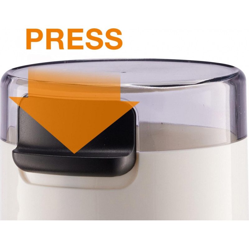 Gorenje | Coffee Grinder | SMK150SW | 150 W | Coffee beans capacity 45 g | Lid safety switch | White - Image 5