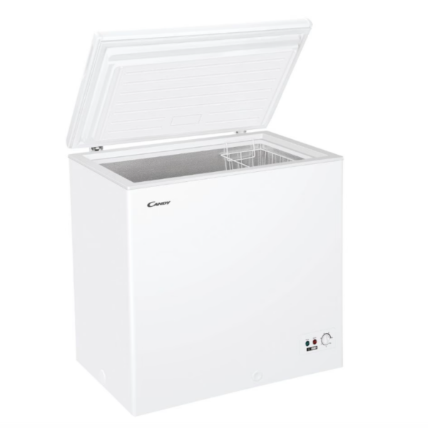 Candy | Freezer | CCHH 200E | Energy efficiency class E | Chest | Free standing | Height 84.5 cm | Total net capacity 196 L | White