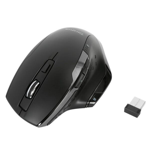 Targus | Antimicrobial Ergo Mouse | AMW584GL | Wireless | 2.4 Ghz | Black