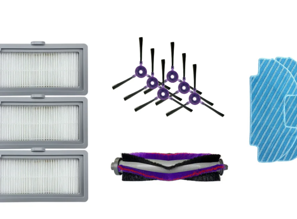 Midea | Spare Parts Kit: 6x Side Brush, 1x Main Brush, 3x HEPA Filter, 2x Mopping Cloth for I5C