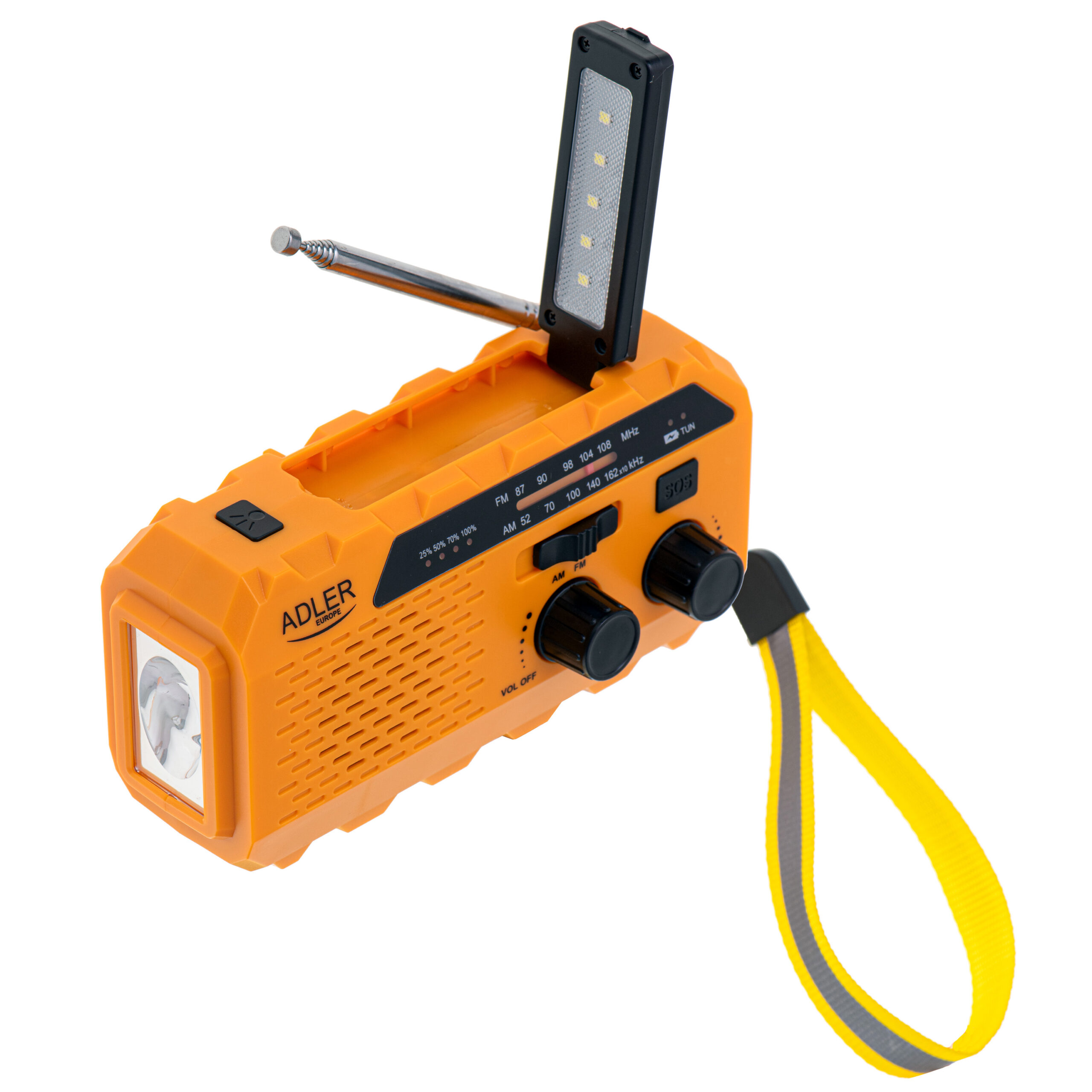 Adler | Portable radio with flashlight | AD 1197 | Alarm function - Image 3