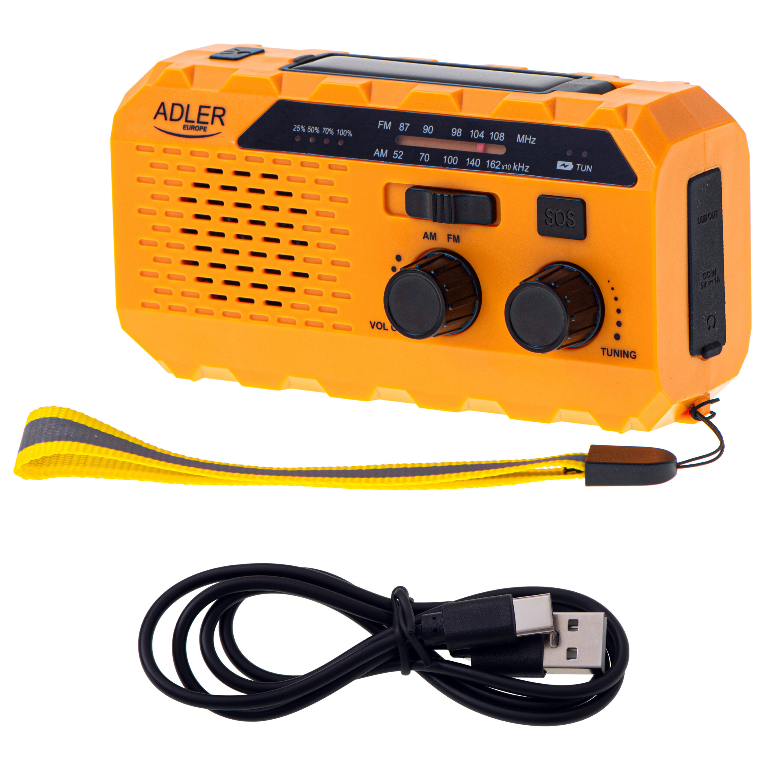 Adler | Portable radio with flashlight | AD 1197 | Alarm function - Image 4