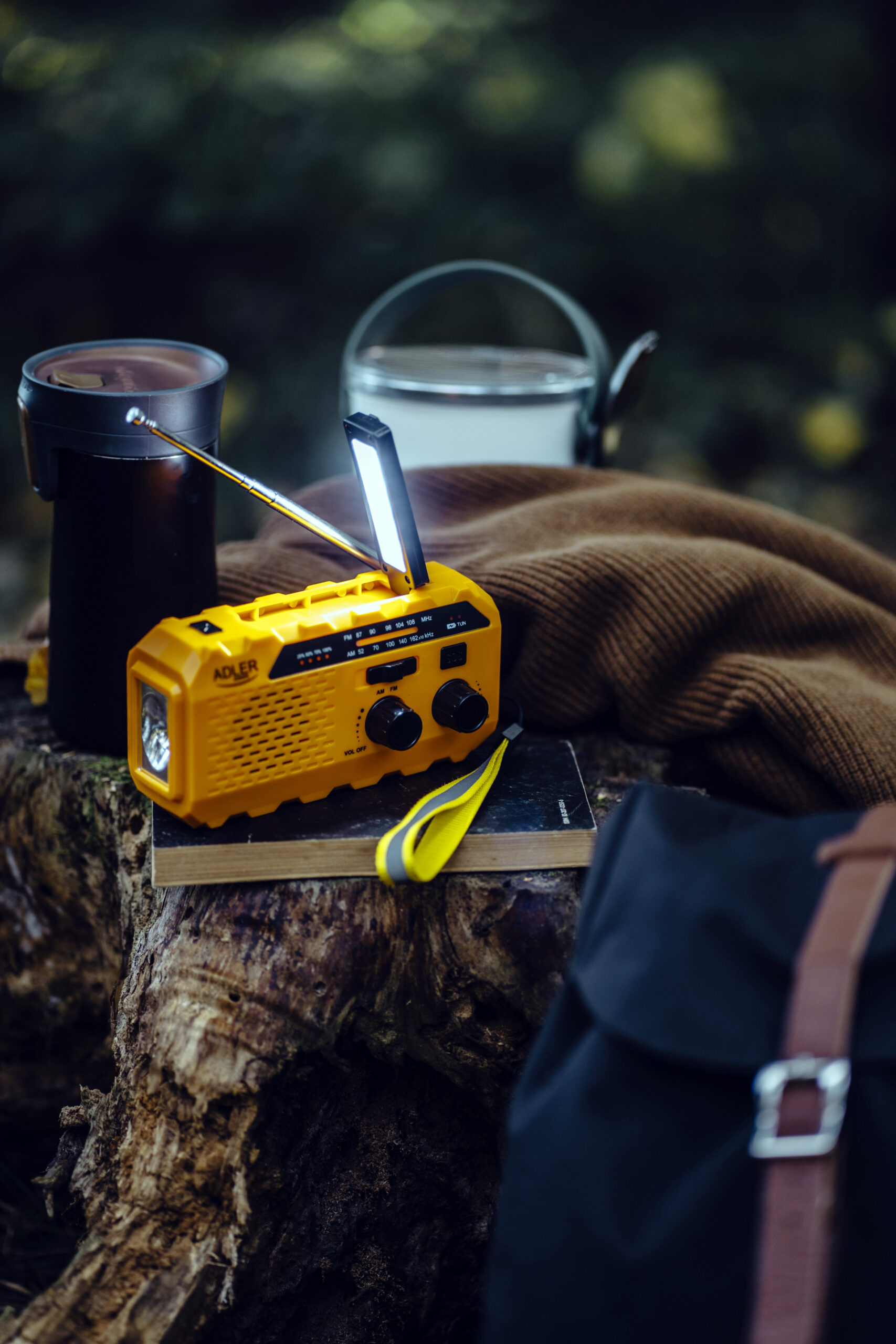 Adler | Portable radio with flashlight | AD 1197 | Alarm function - Image 9