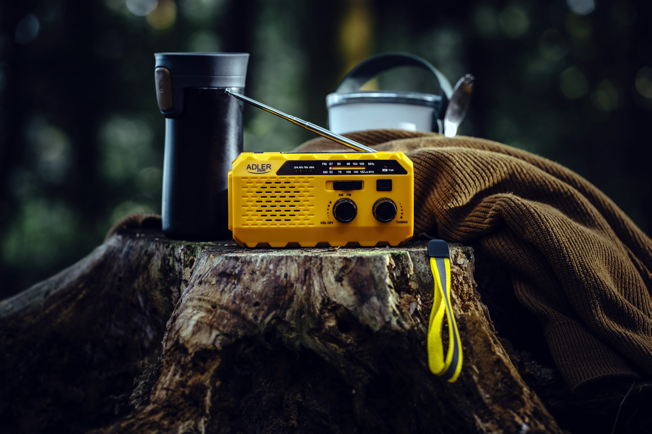 Adler | Portable radio with flashlight | AD 1197 | Alarm function - Image 11