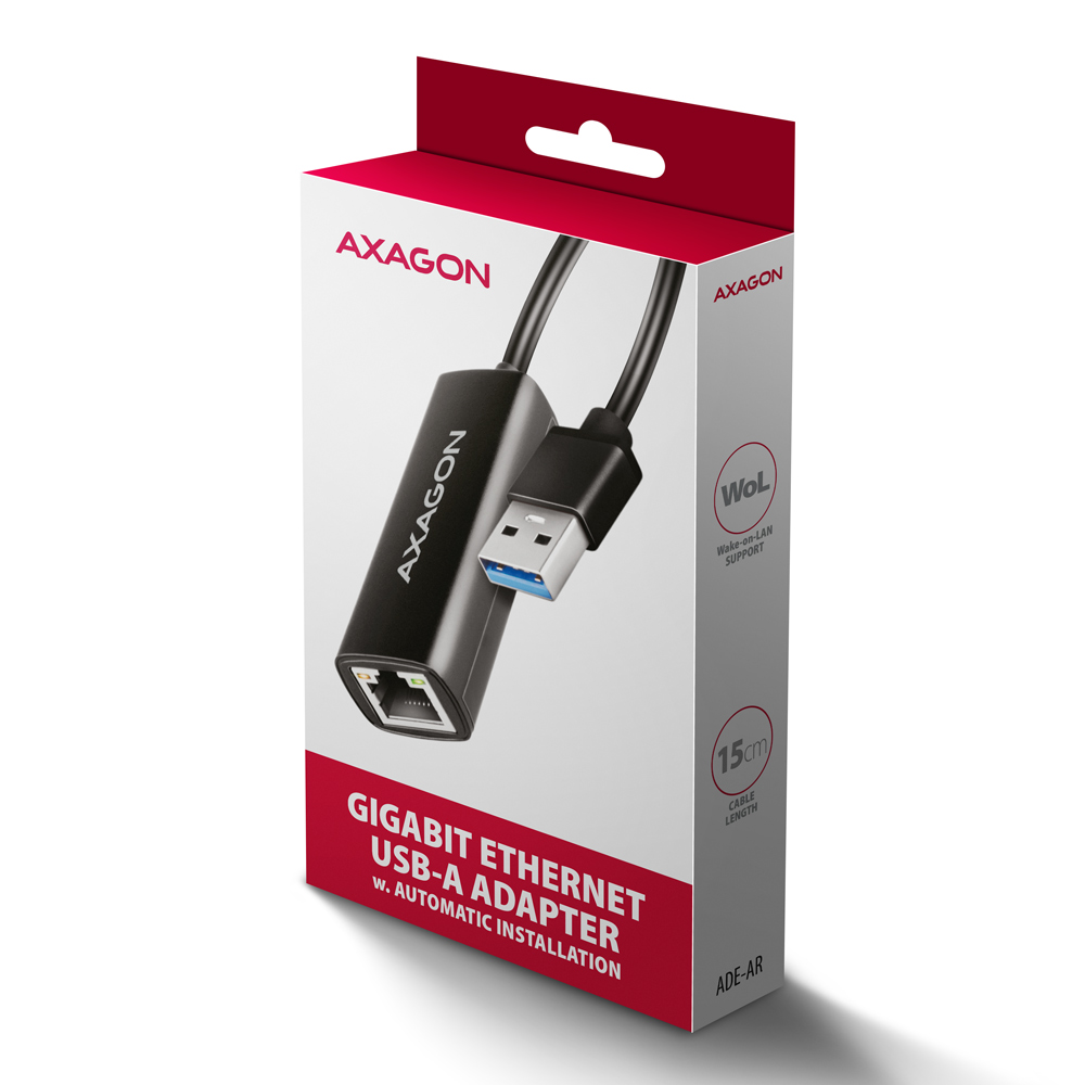AXAGON | ADE-AR USB-A Gigabit Ethernet Adapter - Image 7