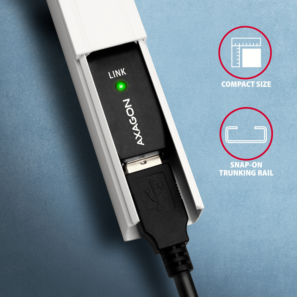 AXAGON | USB repeater cable | ADR-220 | USB Type-A to USB Type-A - Image 5
