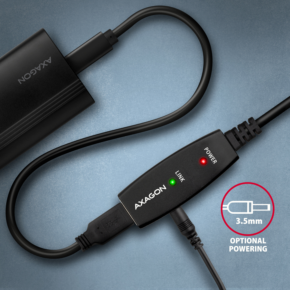 AXAGON | USB repeater cable | ADR-220 | USB Type-A to USB Type-A - Image 7