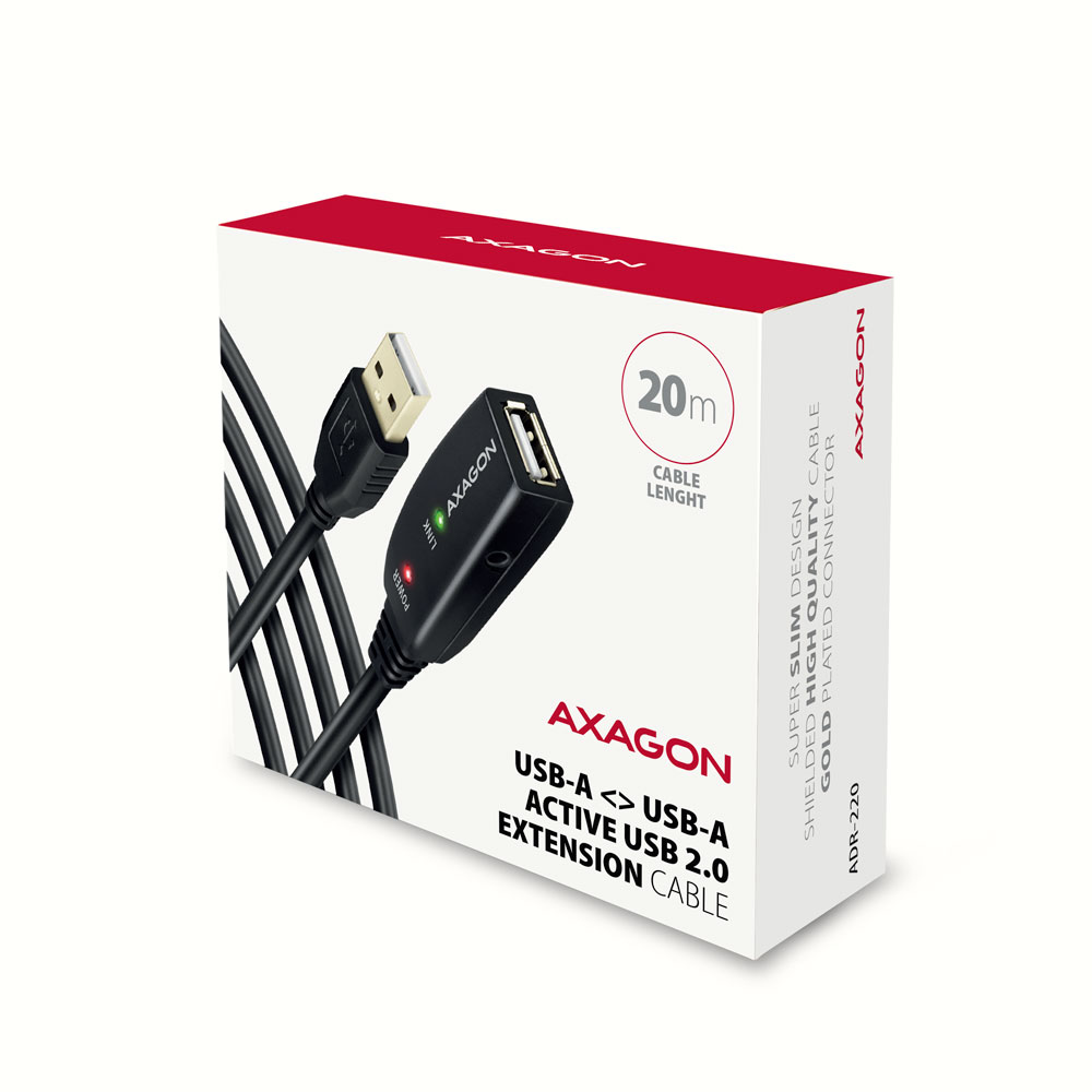 AXAGON | USB repeater cable | ADR-220 | USB Type-A to USB Type-A - Image 9