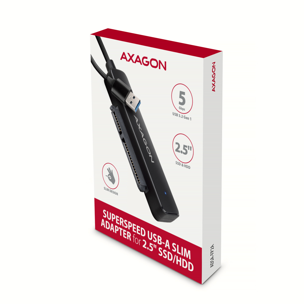 AXAGON USB-A 5Gbps SLIM adapter for 2.5" SSD/HDD | ADSA-FP2A - Image 8