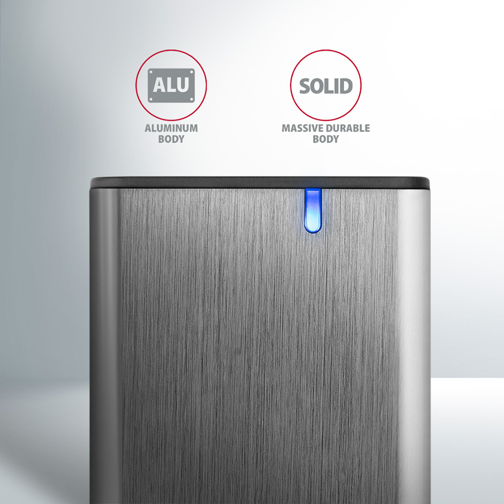 AXAGON External USB-C 3.2 Gen 2 metal box for M.2 NVMe & SATA SSD disks | EEM2-SG2 - Image 6