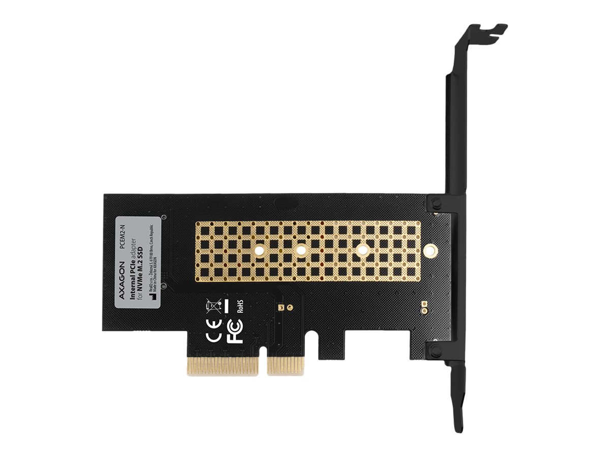 AXAGON The PCI-Express x4 internal adapter for connecting an NVMe M.2 SSD disk to a computer | PCEM2-N