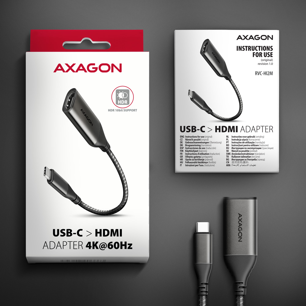 AXAGON | Active converter | USB-C to HDMI | 0.25 m - Image 9