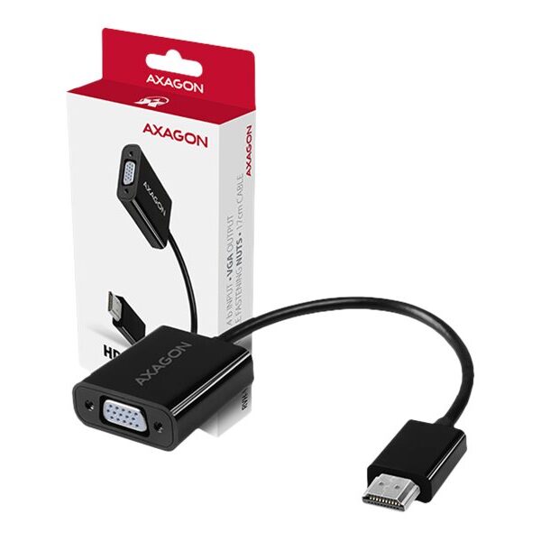 AXAGON | RVH-VGN, HDMI - VGA Reduction Adapter | 0.15 m