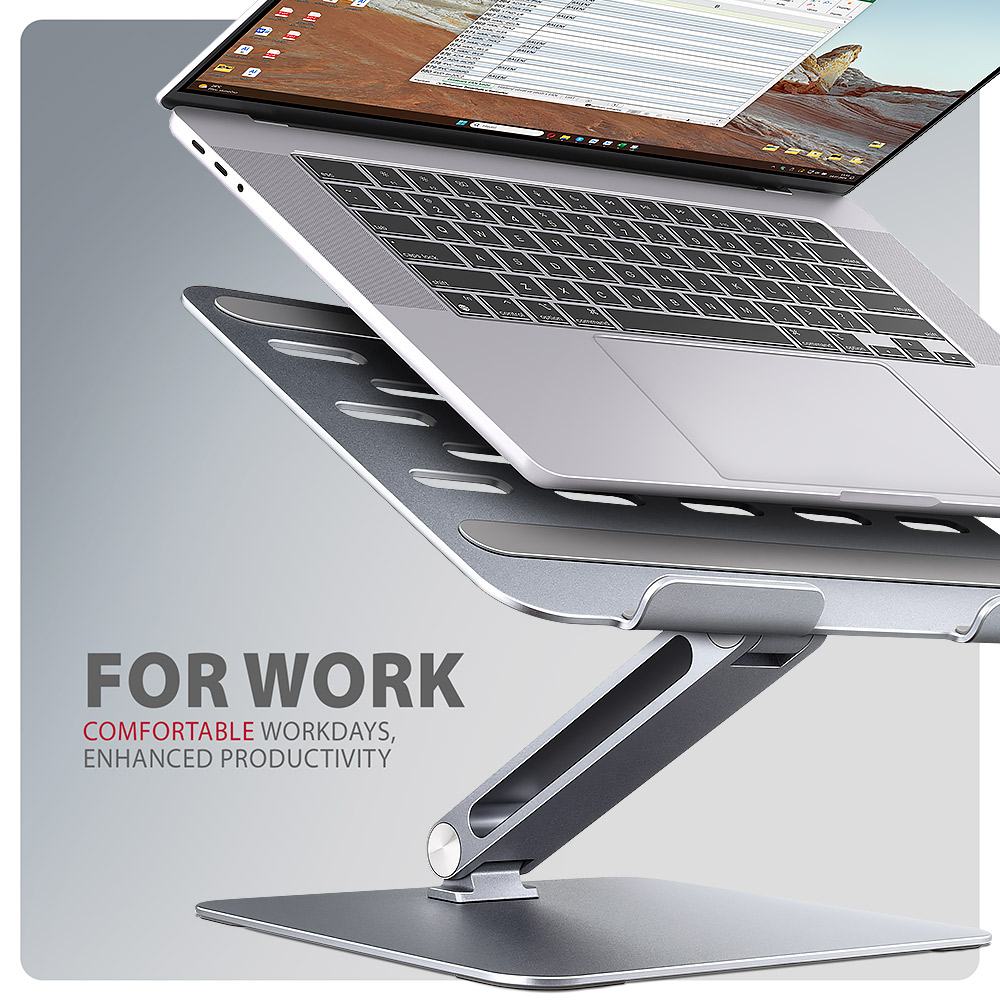 AXAGON | Notebooks and tablets stand STND-LQ | Adjustable Height, Tilt | 10-16 " - Image 4
