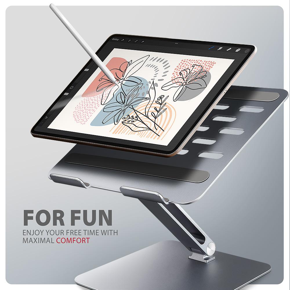 AXAGON | Notebooks and tablets stand STND-LQ | Adjustable Height, Tilt | 10-16 " - Image 5