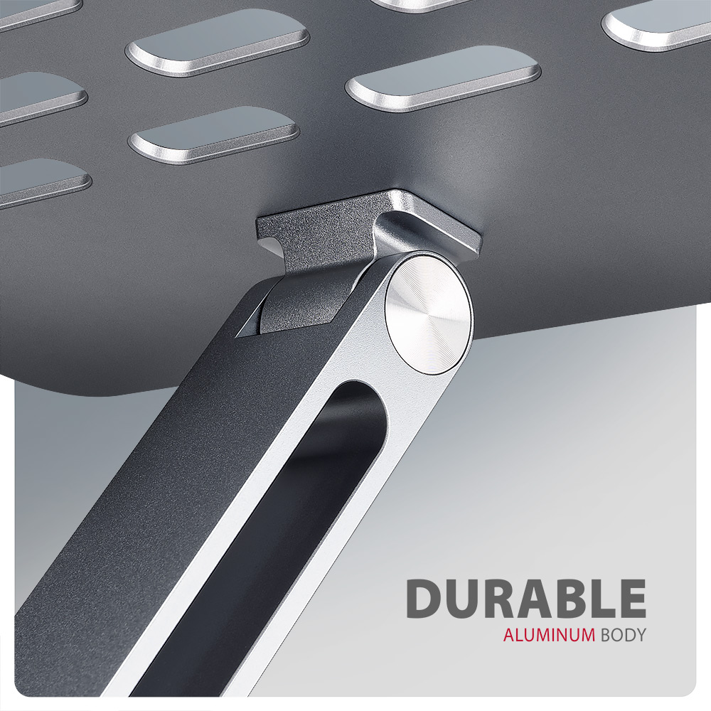 AXAGON | Notebooks and tablets stand STND-LQ | Adjustable Height, Tilt | 10-16 " - Image 8