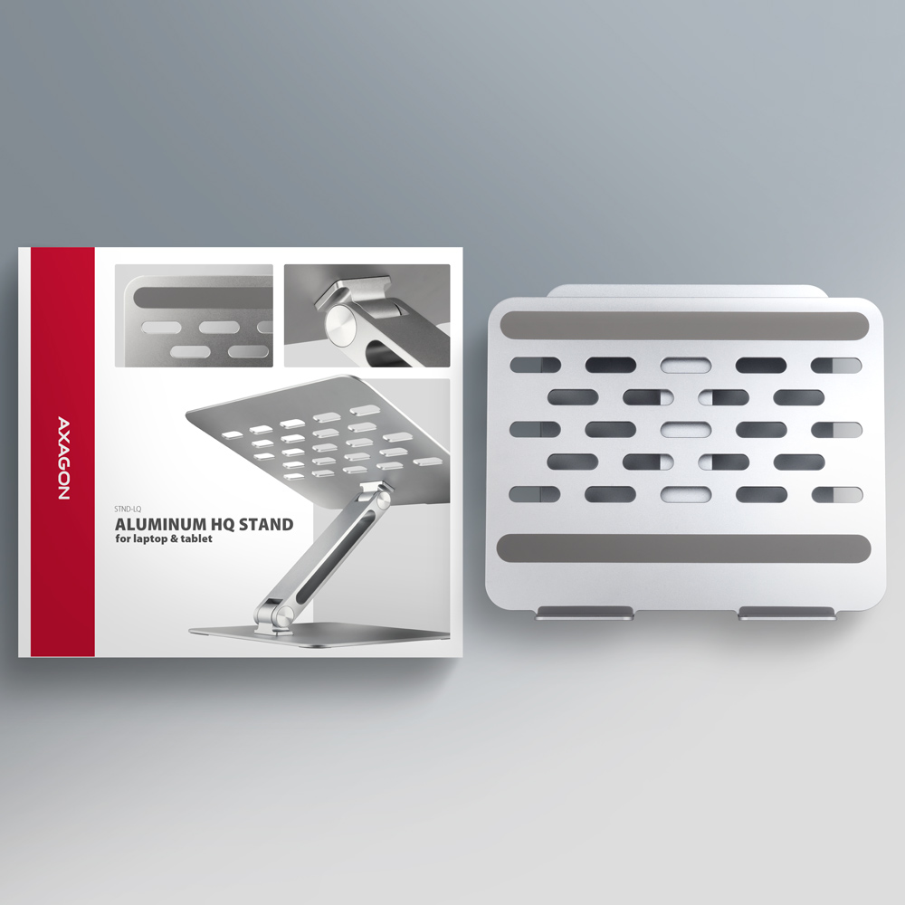 AXAGON | Notebooks and tablets stand STND-LQ | Adjustable Height, Tilt | 10-16 " - Image 9