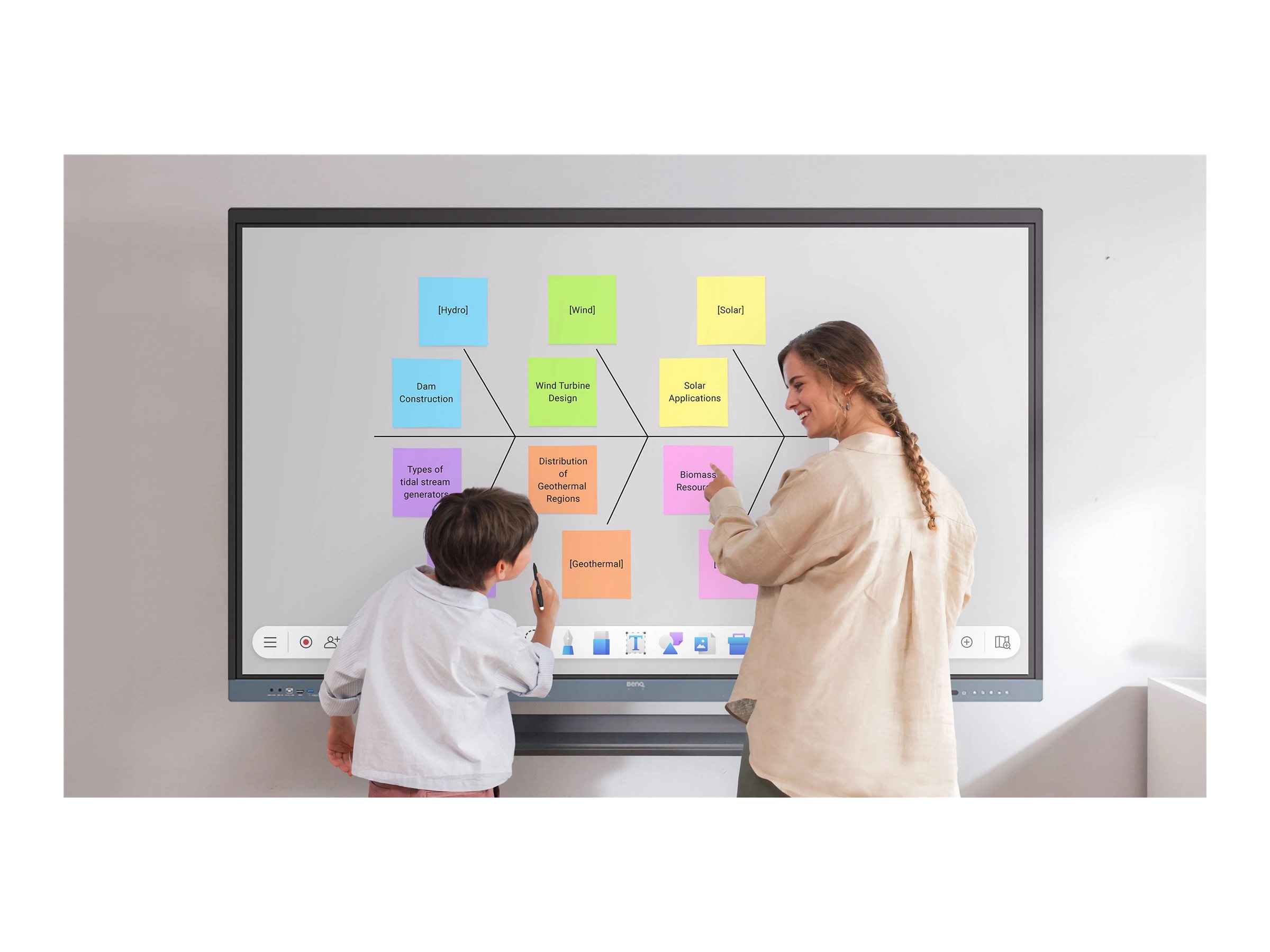 Benq Education Interactive | RE7504 | Precision IR | 75 " | 450 cd/m² | Landscape | 18/7 | Android | A73 × 4 + A53 × 4 | Touchscreen | 450 cd/m² | 8 ms - Image 10