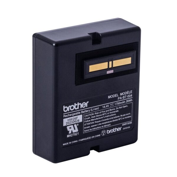 Brother Rechargeable lithium-ion battery for TD-2D label printers | PA-BT-004