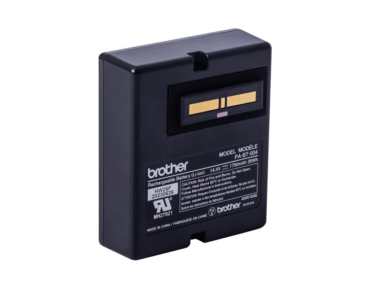 Brother | Rechargeable lithium-ion battery for TD-2D label printers | PA-BT-004