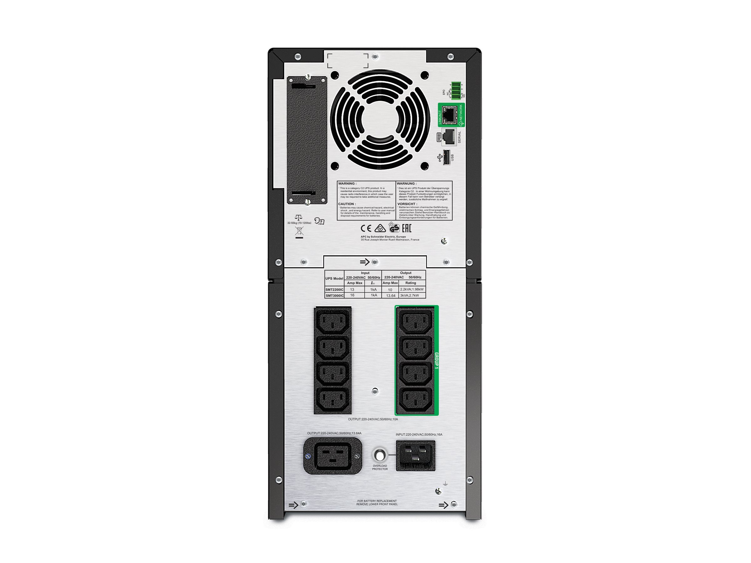 Schneider Electric APC Smart-UPS | SMT2200IC | 2200 VA | 1980 W - Image 2