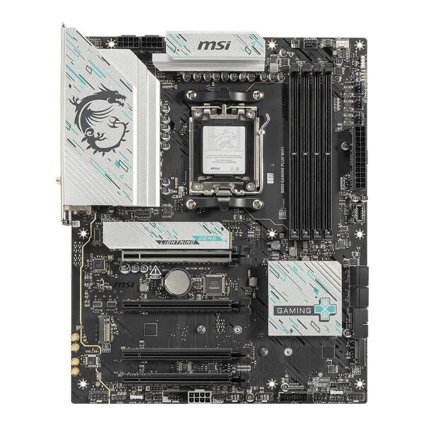 MSI B850 GAMING PLUS WIFI | Processor family AMD | Processor socket AM5 | DDR5 | Supported hard disk drive interfaces SATA, M.2 | Number of SATA connectors 4