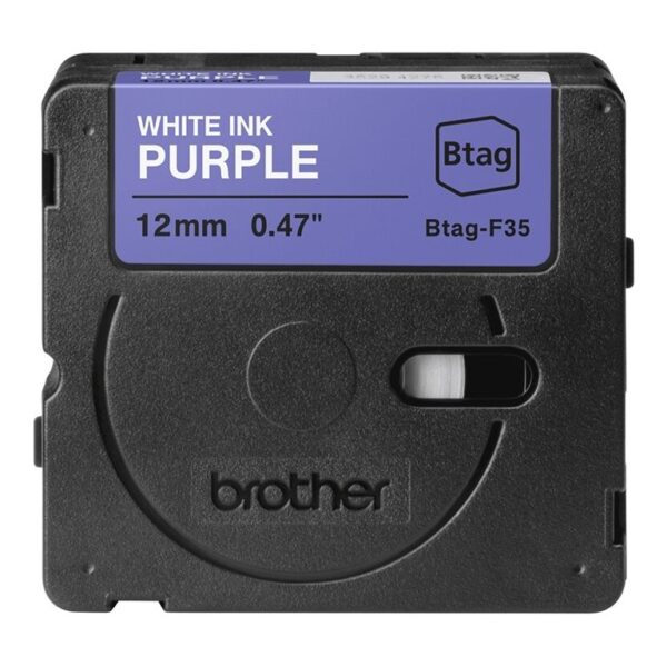 Brother BTAG-F35 | White on Purple | Btag