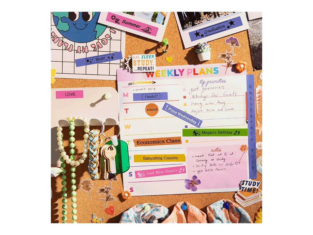 Brother BTAG-P35 | White on Pink | Btag - Image 3