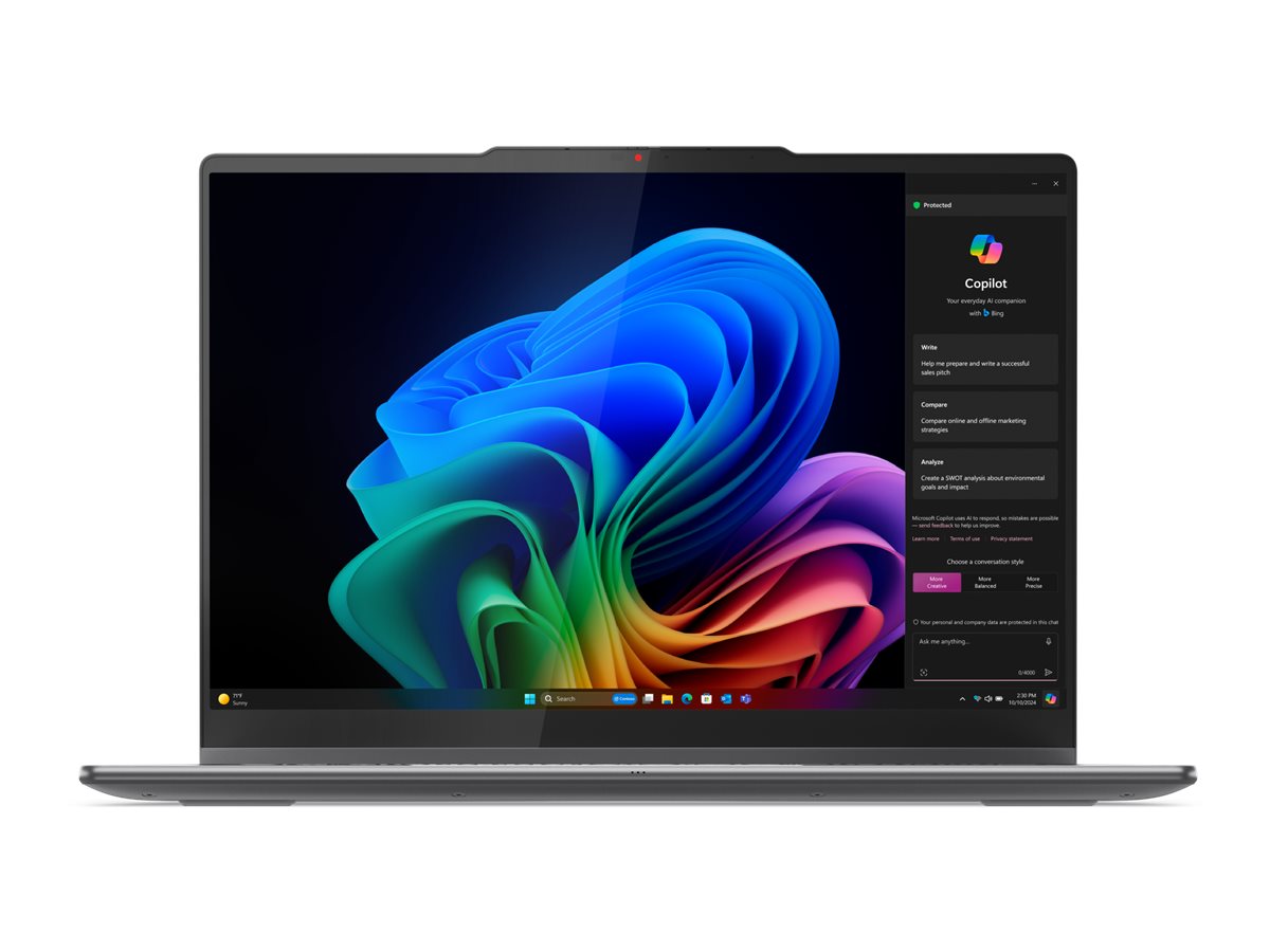 Lenovo Yoga 7 2-in-1 14ILL10 | Luna Grey | 14 " | OLED | Touchscreen | WUXGA | 1920 x 1200 pixels | Glossy | Intel Core Ultra 5 | 226V | 16 GB | Soldered LPDDR5x | Solid-state drive capacity 512 GB | Intel Arc Graphics | Windows 11 Home | 802.11be | Bluetooth version 5.4 | Keyboard language English | Keyboard backlit | Warranty 24 month(s) | Battery warranty 12 month(s) - Image 2