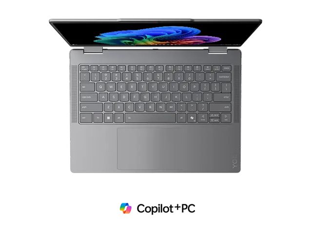 Lenovo Yoga 7 2-in-1 14ILL10 | Luna Grey | 14 " | OLED | Touchscreen | WUXGA | 1920 x 1200 pixels | Glossy | Intel Core Ultra 5 | 226V | 16 GB | Soldered LPDDR5x | Solid-state drive capacity 512 GB | Intel Arc Graphics | Windows 11 Home | 802.11be | Bluetooth version 5.4 | Keyboard language Nordic | Keyboard backlit | Warranty 24 month(s) | Battery warranty 12 month(s) - Image 4