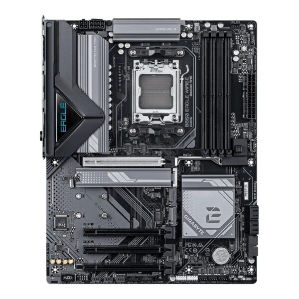 Gigabyte B850 EAGLE WIFI6E | Processor family AMD | Processor socket AM5 | DDR5 | Supported hard disk drive interfaces SATA, M.2 | Number of SATA connectors 4